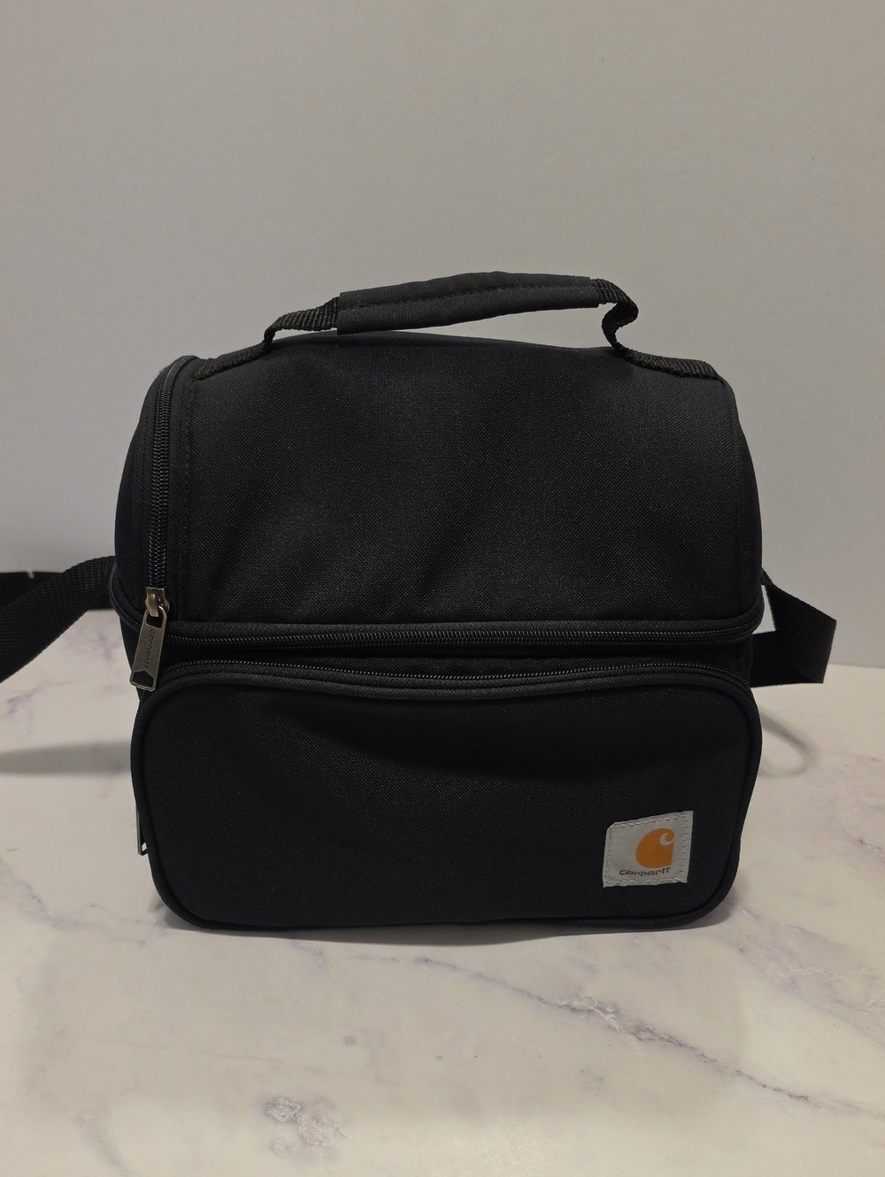 Carhartt Black Insulated Lunch Bag with Handle